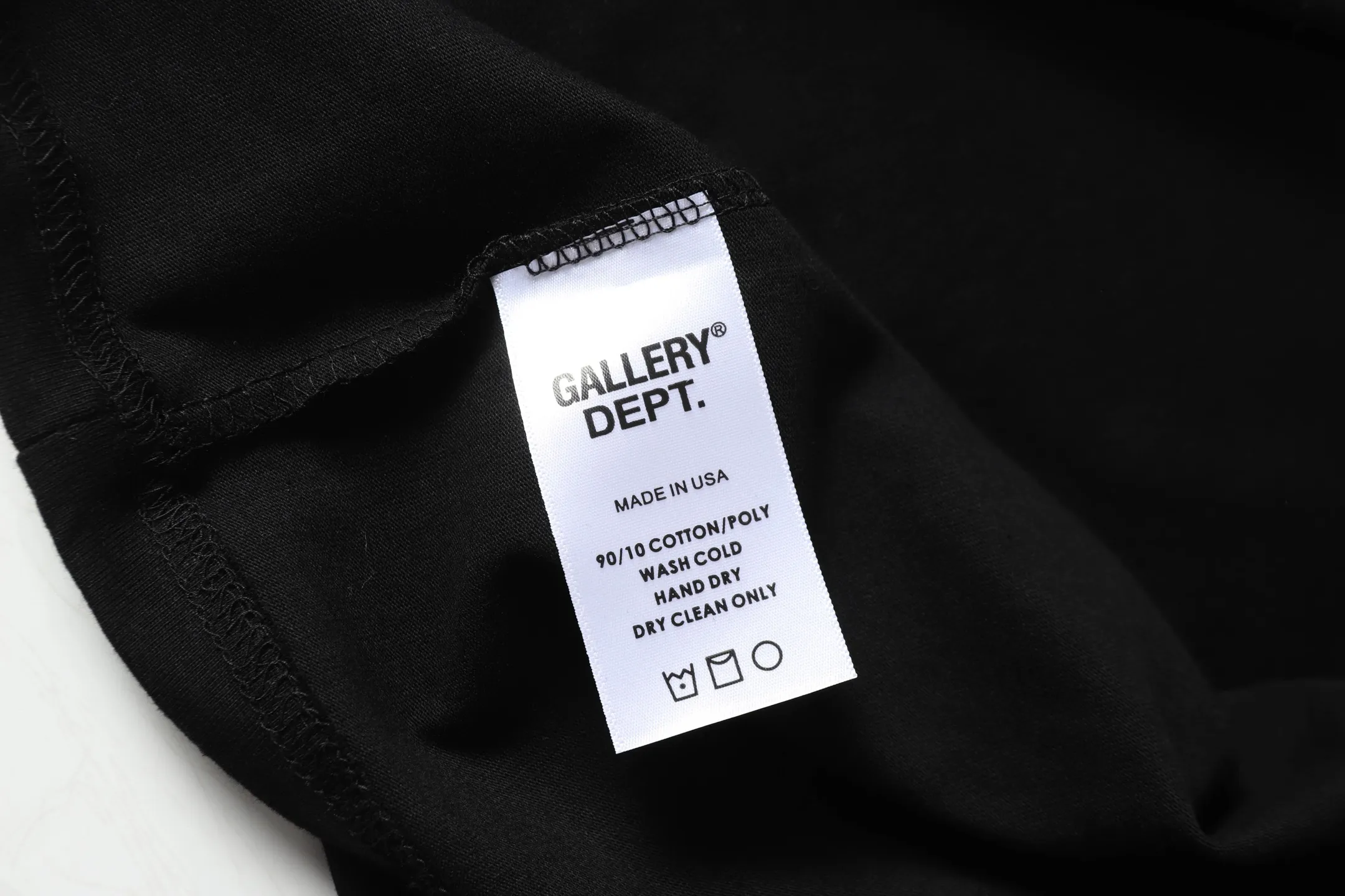 GALLERY.DEPT Summer new short-sleeved model number: D3307P104 Color: black apricot Size: S M L XL